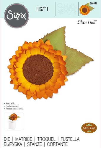 Sizzix sunflower bigz die - sunflower,